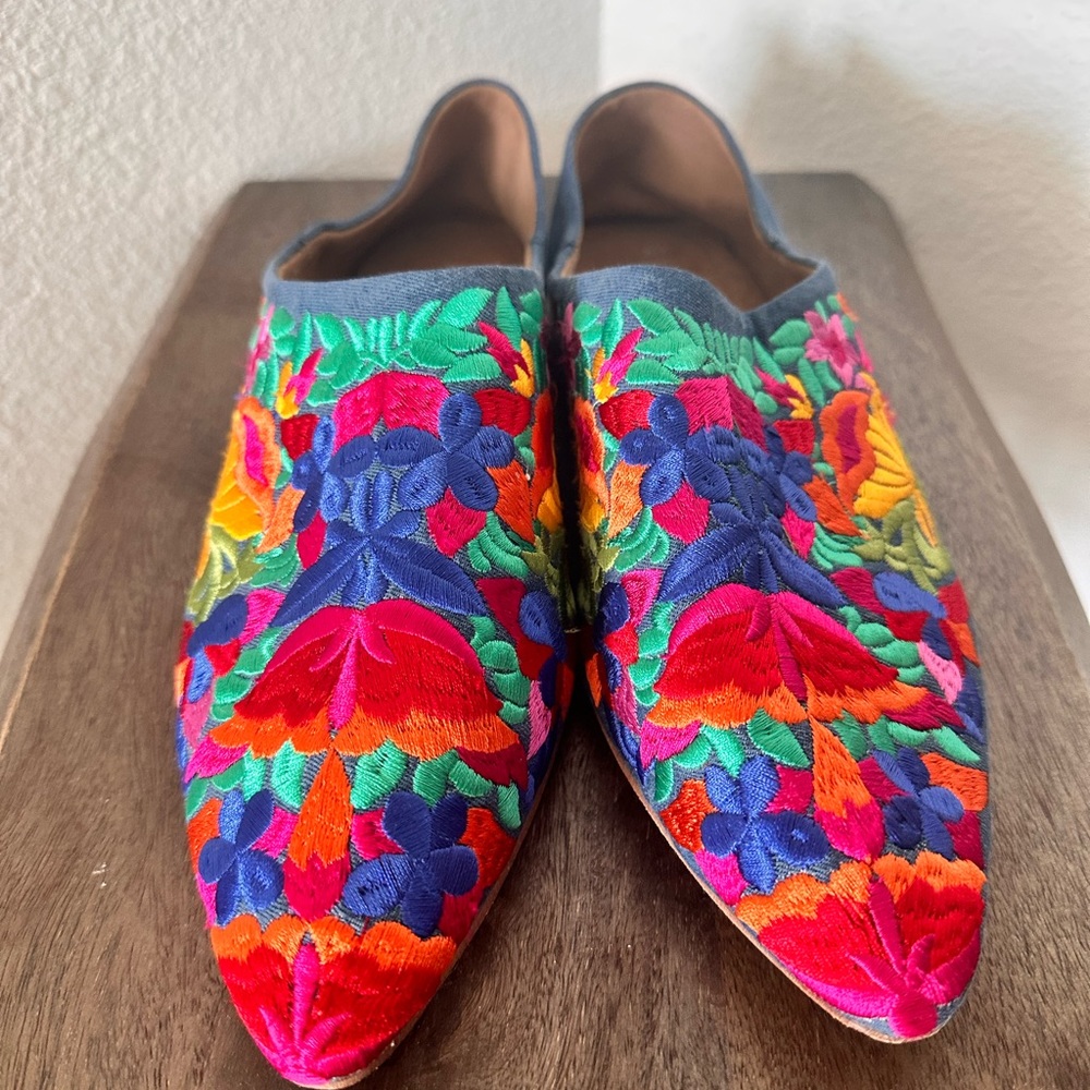 Jeffery Campbell Vijay Embroidered Step-Down US 8.5 EUR 39.5 - Picture 3 of 16